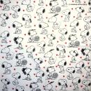 BF-079 Bekannte Figuren - 3-lagig (weiß) - Braun - Peanuts - Snoopy